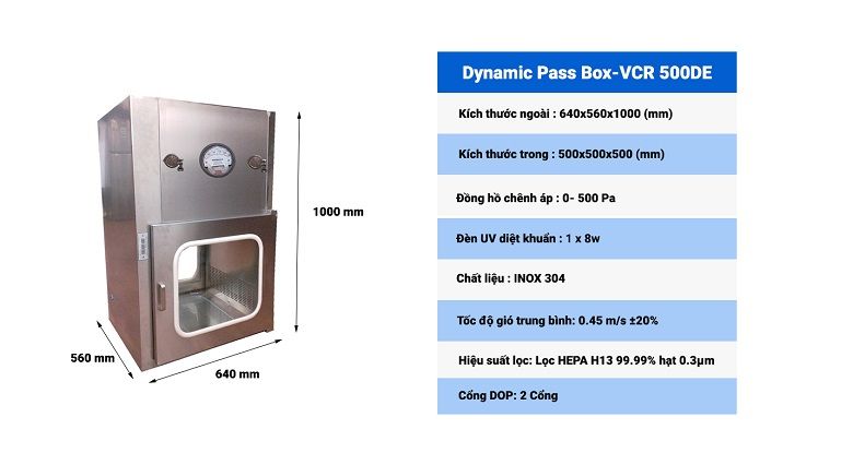 Dynamic Pass box - VCR - 500DE