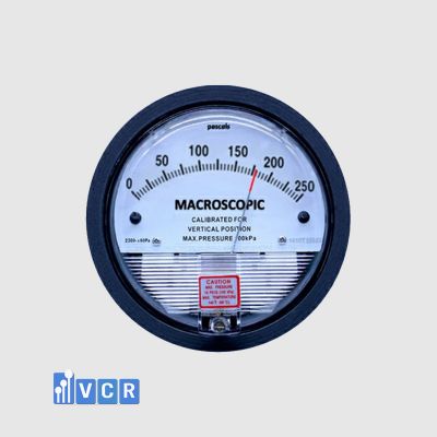 Clean Room Differential Pressure Gauge 0 – 250 Pa