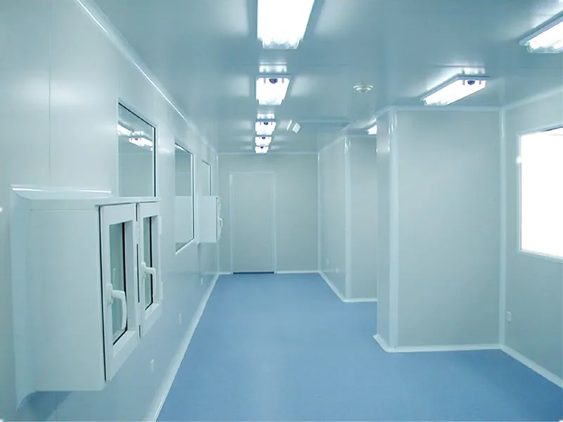 What does cleanroom construction include?