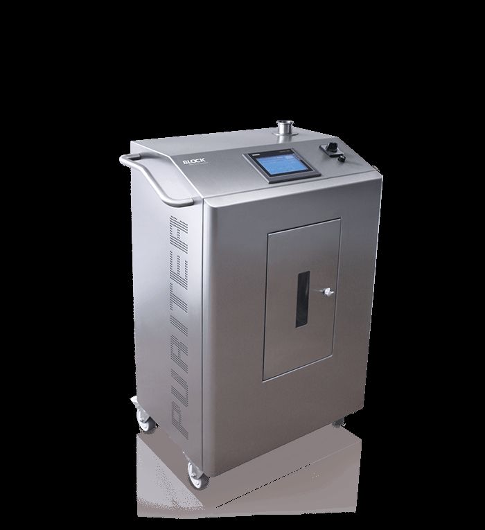 Máy tạo hơi hydrogen peroxide của thương hiệu BLOCK có thể kết hợp sử dụng với các thiết bị tủ cách ly Isolator