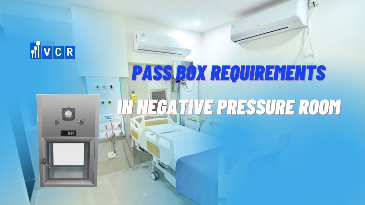 pass box for negative pressure clean room