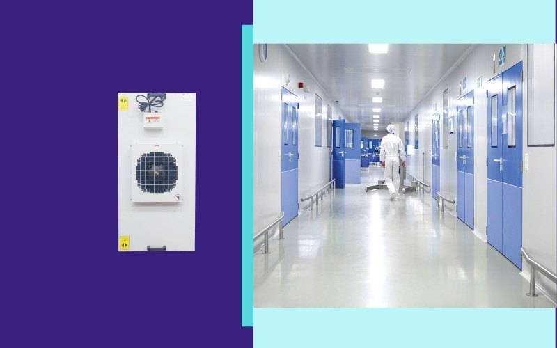 Fan filter unit maintenance for semiconductor cleanroom