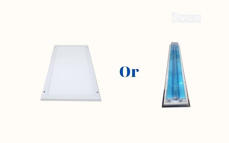 Clean room light fixtures or clean room led panel lights?