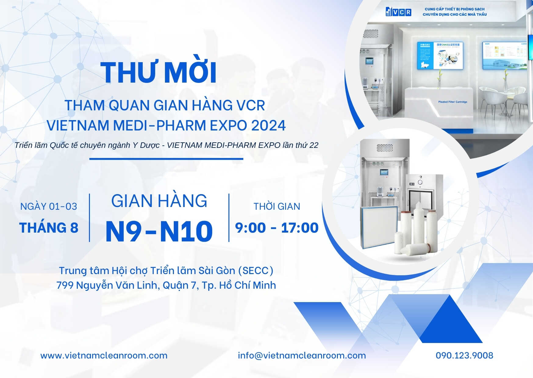 Thư mời tham dự triển lãm VIETNAM MEDI-PHARM EXPO 2024