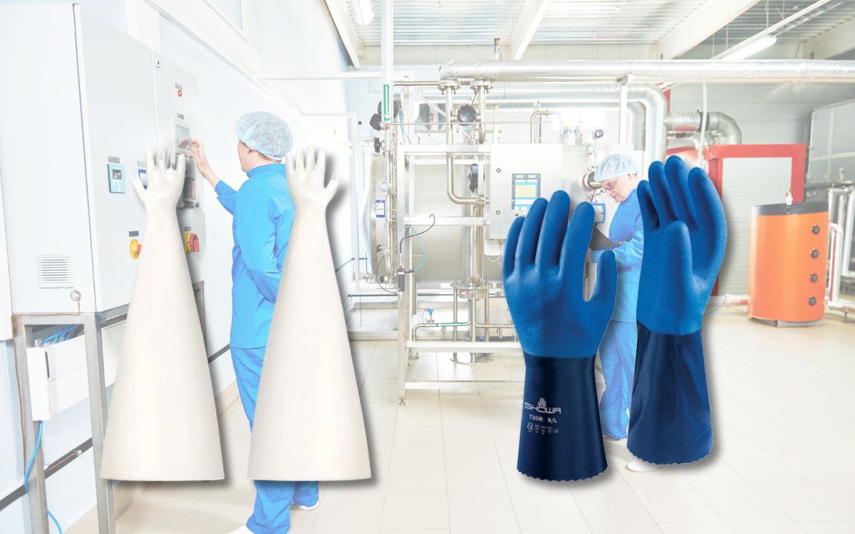 So sánh găng tay CSM và NBR: Loại nào phù hợp cho sản xuất dược phẩm?