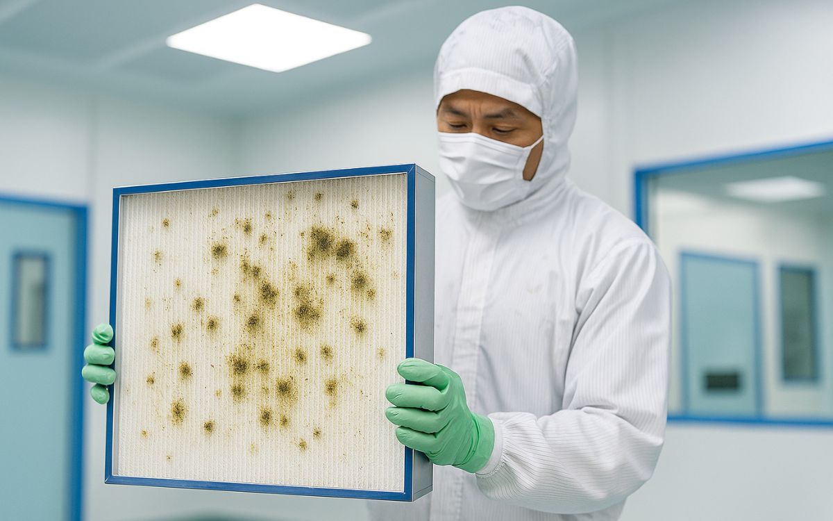 Nguyên nhân khiến lọc HEPA bị nấm mốc trong phòng sạch