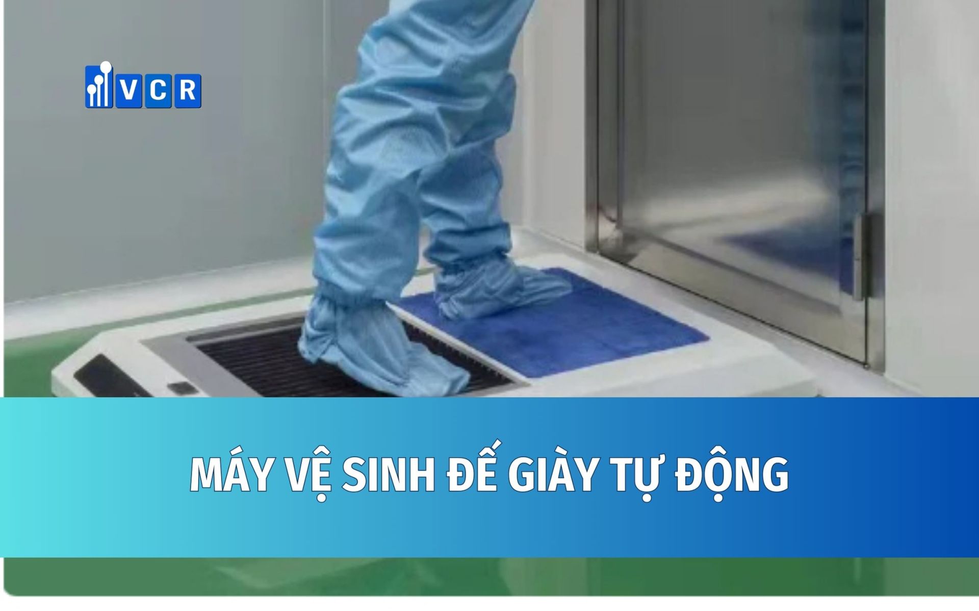 Máy vệ sinh đế giày phòng sạch ngăn ngừa bụi bẩn