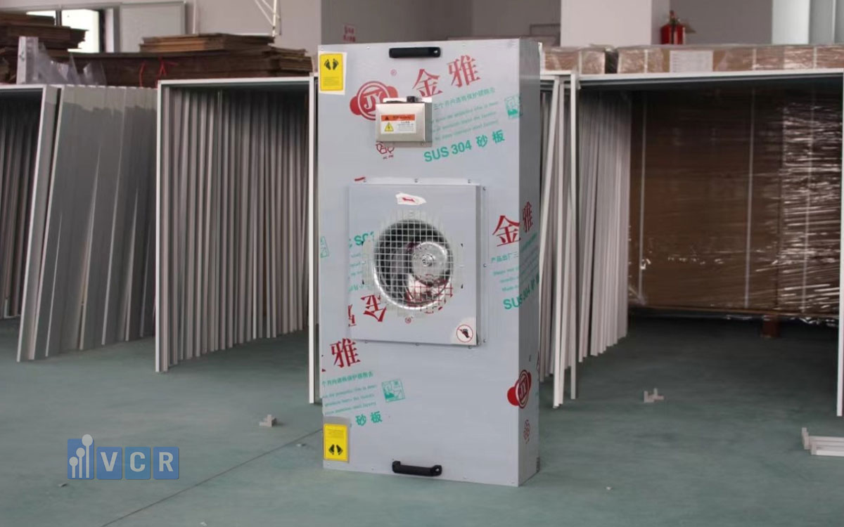 Kiểm tra chênh áp trước/sau lọc HEPA của FFU