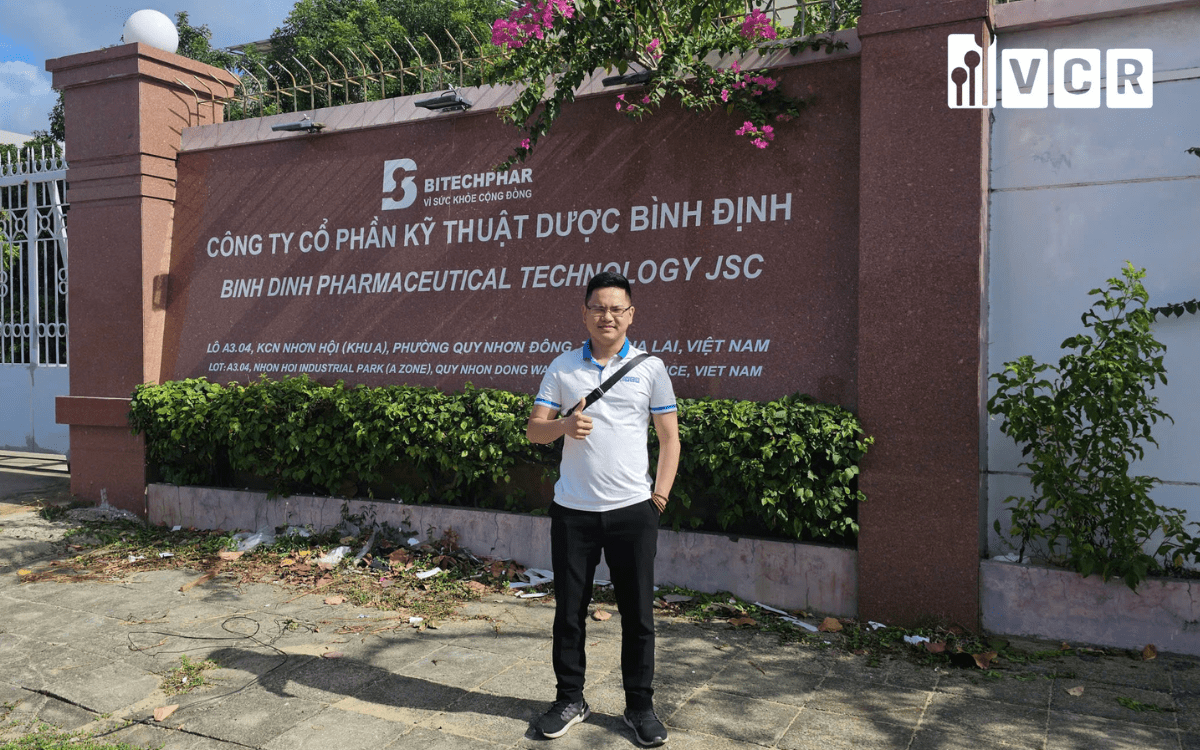 Thiết bị phòng sạch VCR cung cấp bộ lọc chịu nhiệt cao cho máy hấp sấy tại nhà máy dược Bitechphar