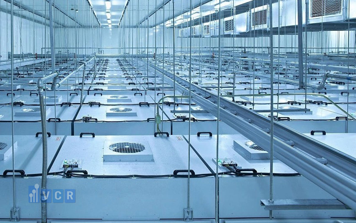 Bố trí FFU theo cấp độ sạch ISO 5, ISO 6, ISO 7 và ISO 8