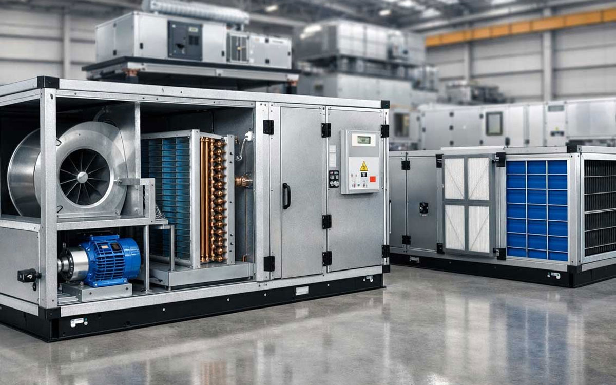 Vị trí đặt AHU ảnh hưởng thế nào đến hiệu suất phòng sạch?