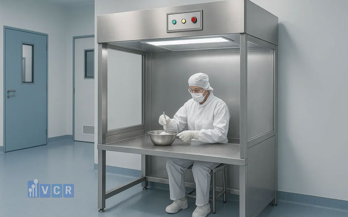 Chênh áp và cân bằng không khí trong Sampling Booth