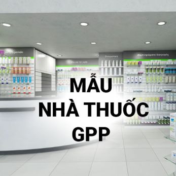 Thiết kế nhà thuốc GPP – Top các mẫu quầy thuốc đạt chuẩn GPP đẹp.