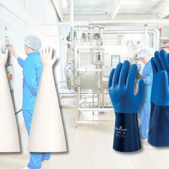 So sánh găng tay CSM và NBR: Loại nào phù hợp cho sản xuất dược phẩm?