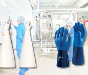 So sánh găng tay CSM và NBR: Loại nào phù hợp cho sản xuất dược phẩm?