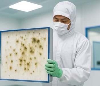 Nguyên nhân khiến lọc HEPA bị nấm mốc trong phòng sạch