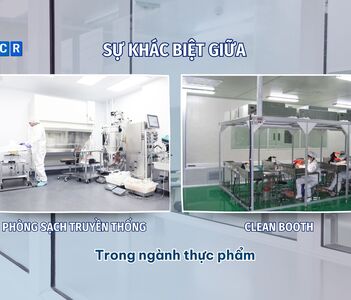 Sự khác biệt giữa phòng sạch truyền thống và Clean Booth trong ngành thực phẩm