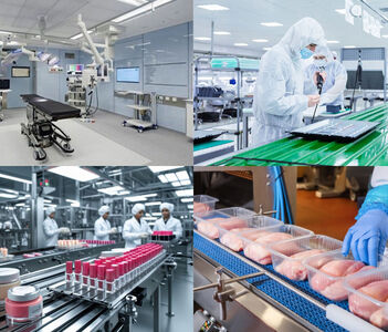 Ứng dụng phòng sạch trong dược, thực phẩm, mỹ phẩm và điện tử