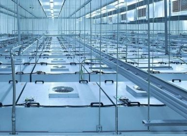 Lắp đặt hệ thống khung treo FFU (Fan Filter Unit) trong phòng sạch
