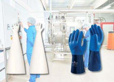 So sánh găng tay CSM và NBR: Loại nào phù hợp cho sản xuất dược phẩm?