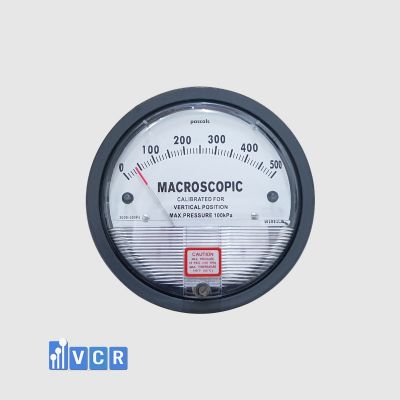 Clean Room Differential Pressure Gauge 0 – 500 Pa