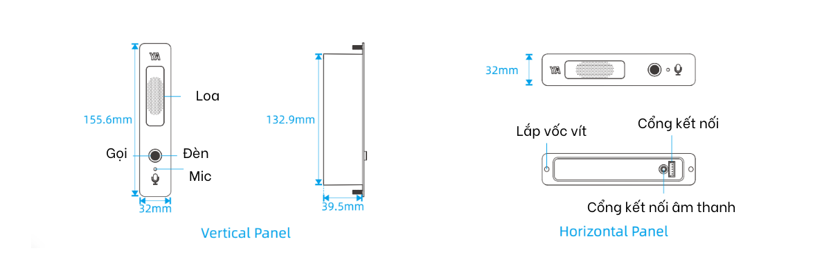 Hệ thống liên lạc nội bộ cho Pass Box YA-IPL002