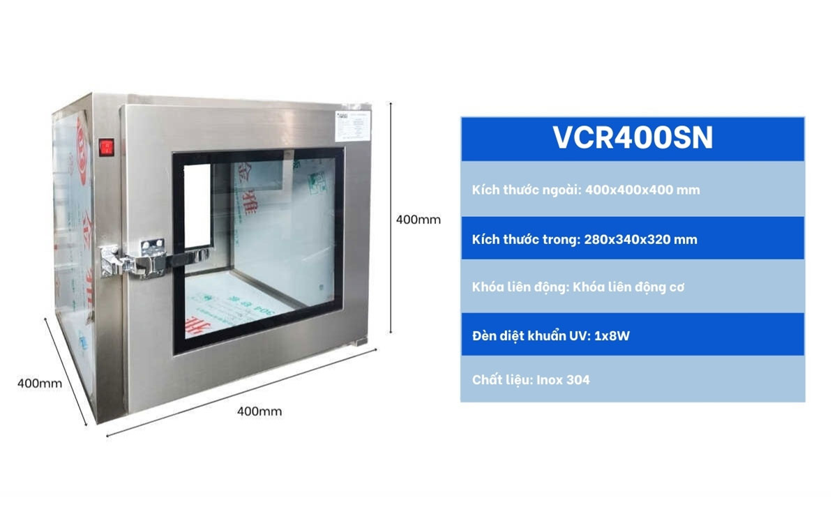 vcr pass box 400 sn