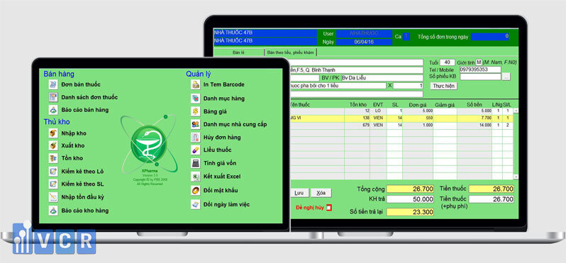 Phần mềm GPP nhà thuốc – Xpharma 