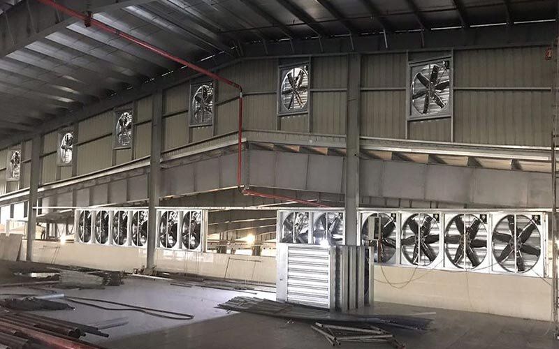 thông gió tự nhiên cho nhà xưởng