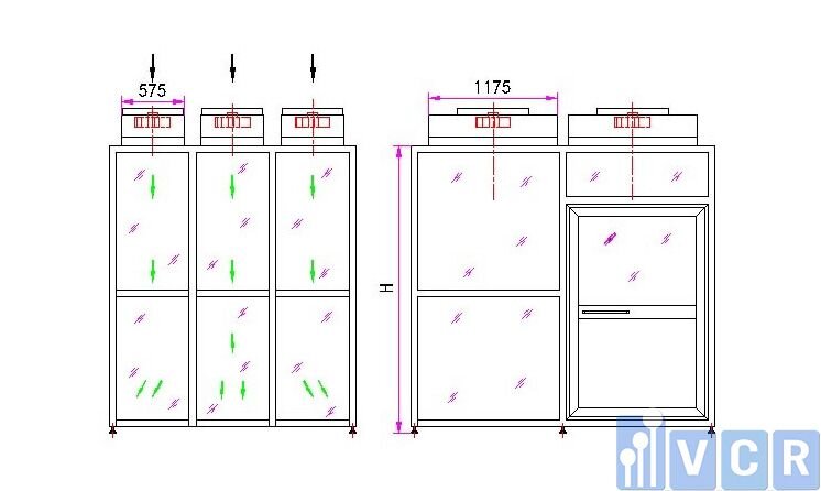 FFU cho Clean Booth