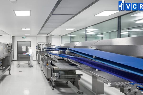 đèn led nhà máy sản xuất thực phẩm