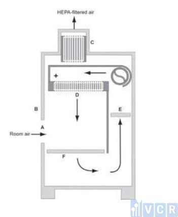 Cấu tạo tủ an toàn sinh học cấp 2 A2
