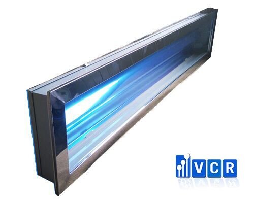 Recessed cleanroom light fixture