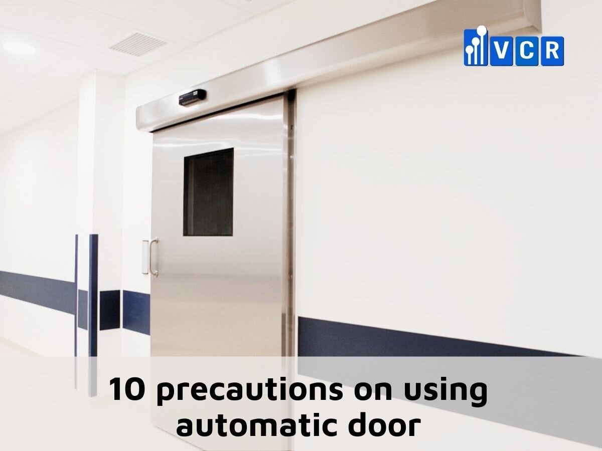 10 precautions on using automatic door