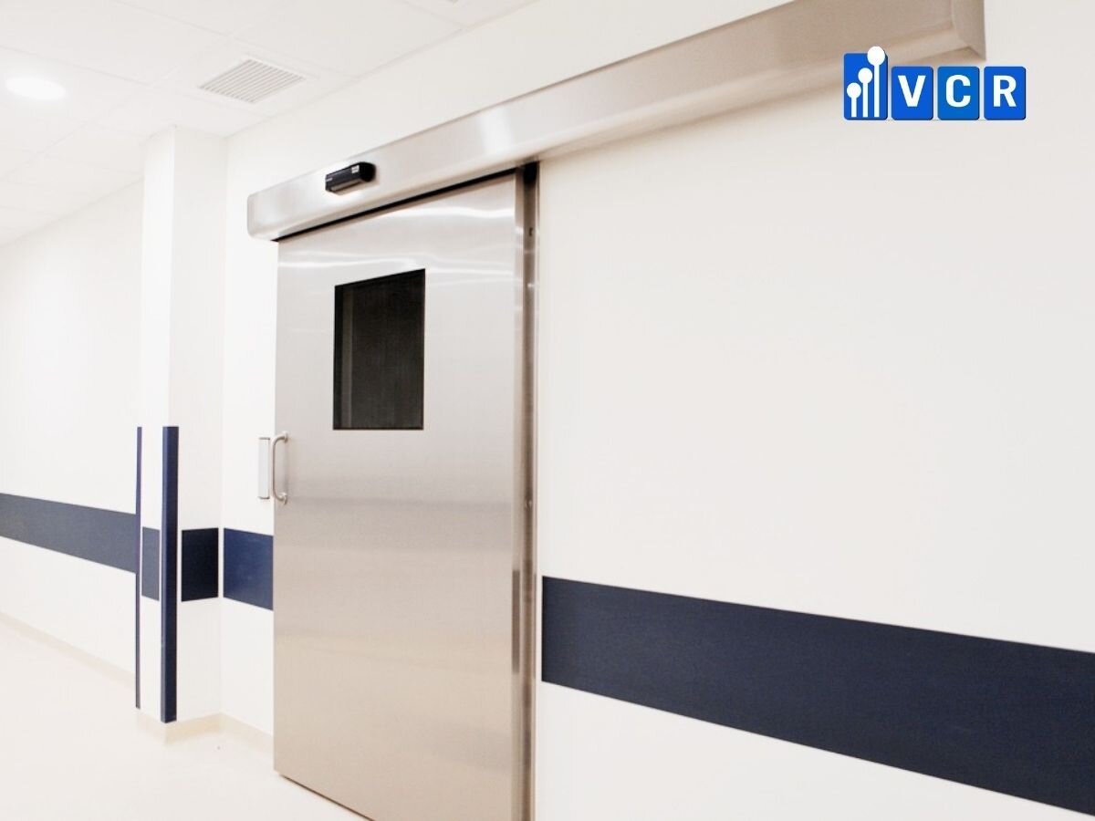 Stainless steel sliding door