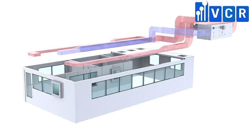 giảm thiểu ô nhiễm qua hvac phòng sạch