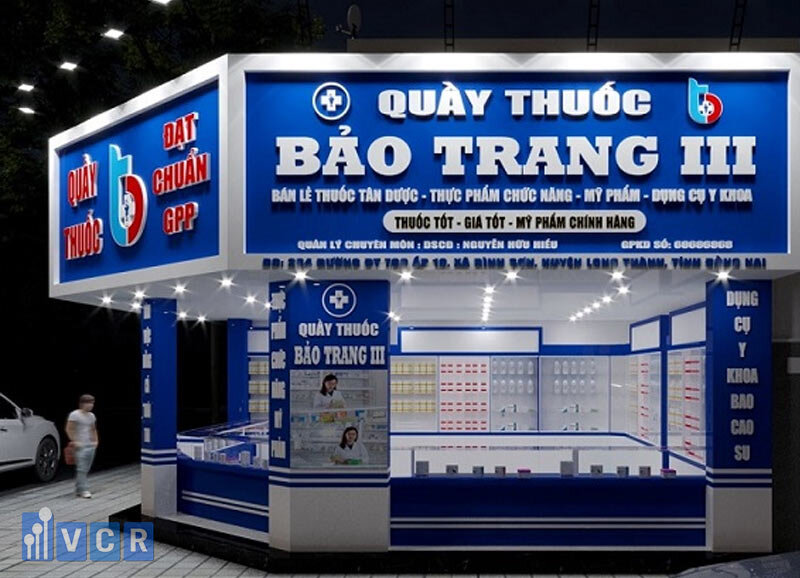 bảng hiệu thuốc tây đẹp