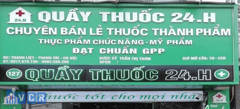 biển quảng cáo quầy thuốc đẹp