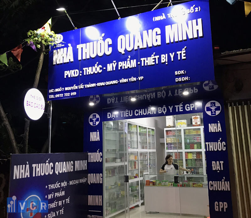 bảng hiệu nhà thuốc đạt chuẩn gpp