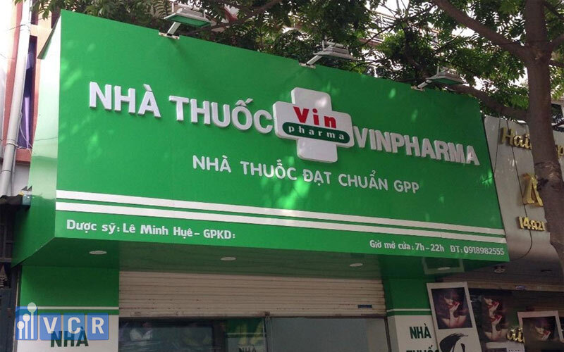 biển hiệu nhà thuốc gpp