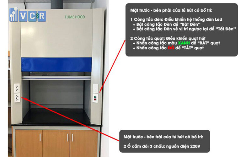 mô tả tủ hút khí độc
