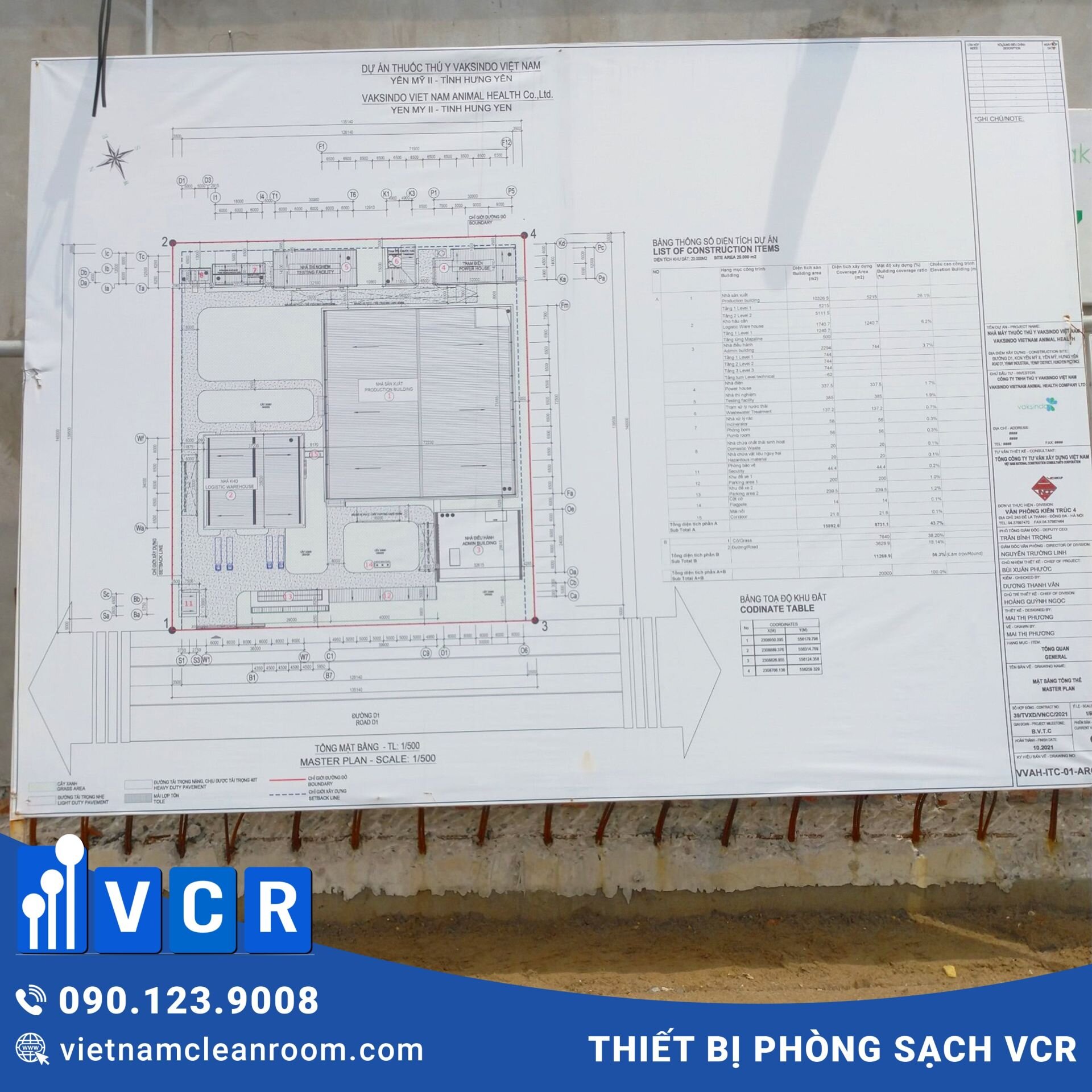 Sơ đồ dự án VAKSINDO