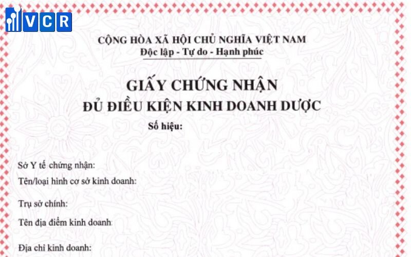 Giấy chứng nhận đủ điều kiện kinh doanh dược