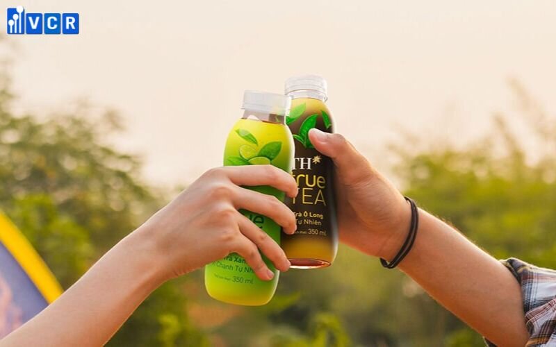 Nước giải khát trà xanh được sản xuất bởi công nghệ Aseptic