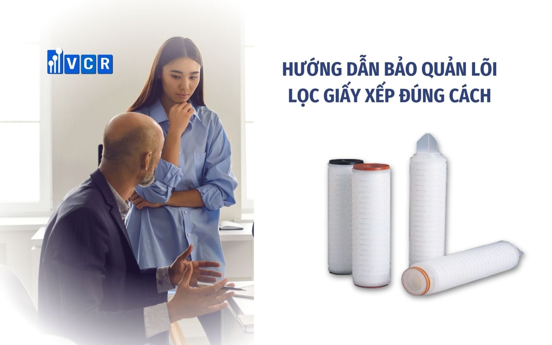 Hướng dẫn bảo quản lõi lọc giấy xếp đúng cách