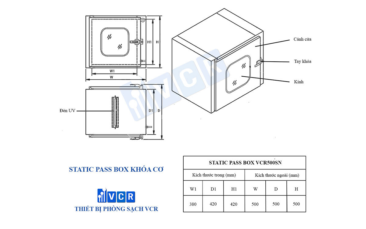 Cấu tạo static pass box