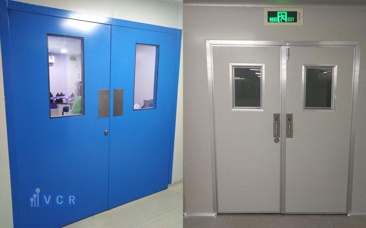 Lỗi đóng/mở cửa không đúng hướng quy trình luồng sạch - luồng bẩn